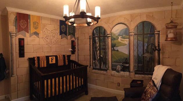 Casal monta quarto de bebê inspirado em Harry Potter e resultado é incrível!-0