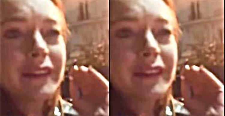 O polêmico vídeo que mostra Lindsay Lohan perseguindo uma família de refugiados-0